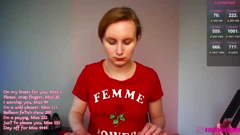 Snapshot of randycherry chatting on 19, 5, 2026 Cherry Miss Cherry online show from 19, 5, 2026