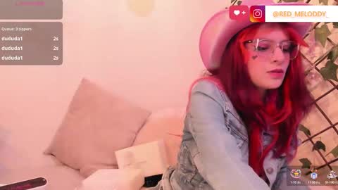 Snapshot of redmeloddy chatting on 10, 10, 2025 Meloddy online show from 10, 10, 2025