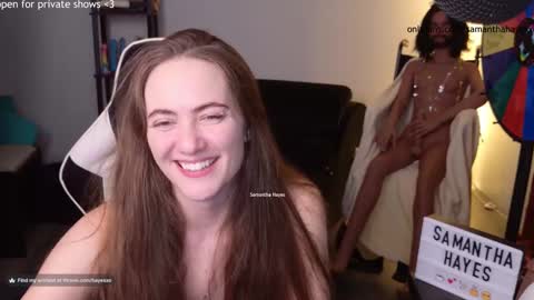 Snapshot of samanthahayesxoxo chatting on 15, 1, 2025 The Real Samantha Hayes haha online show from 15, 1, 2025