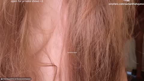 Snapshot of samanthahayesxoxo chatting on 4, 2, 2025 The Real Samantha Hayes haha online show from 4, 2, 2025