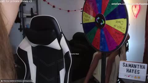 Snapshot of samanthahayesxoxo chatting on 18, 2, 2025 The Real Samantha Hayes haha online show from 18, 2, 2025