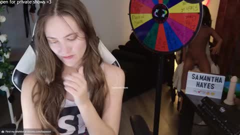 Snapshot of samanthahayesxoxo chatting on 25, 2, 2025 The Real Samantha Hayes haha online show from 25, 2, 2025