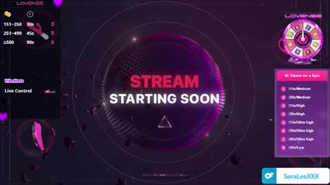 SeraLeeXXX online show from 3, 12, 2025