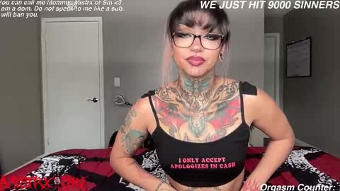 Mistrx Sin online show from 17, 9, 2025