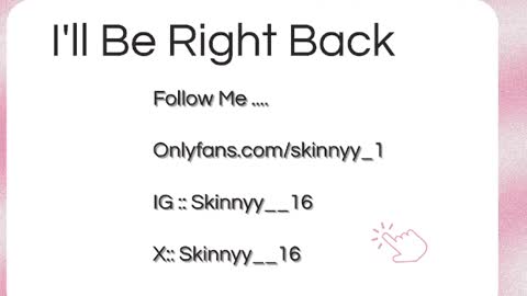 Skinnyy   online show from 18, 5, 2026