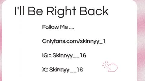 Skinnyy   online show from 22, 5, 2026