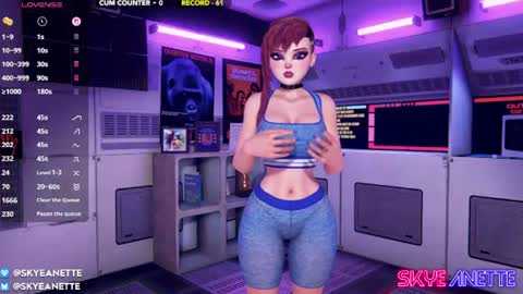 Snapshot of skyeanette chatting on 17, 7, 2026 SkyeAnette online show from 17, 7, 2026