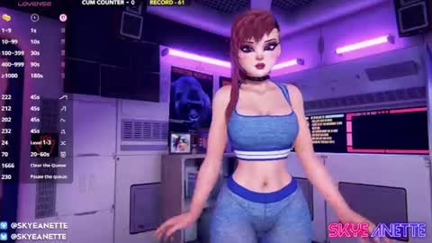 Snapshot of skyeanette chatting on 19, 7, 2026 SkyeAnette online show from 19, 7, 2026