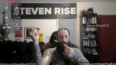 Snapshot of stevenrisenyc chatting on 1, 6, 2026 StevenRiseNYC online show from 1, 6, 2026
