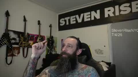 Snapshot of stevenrisenyc chatting on 4, 7, 2026 StevenRiseNYC online show from 4, 7, 2026