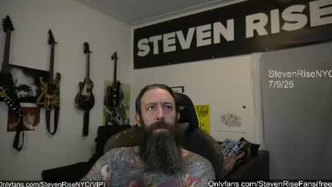 Snapshot of stevenrisenyc chatting on 9, 7, 2026 StevenRiseNYC online show from 9, 7, 2026