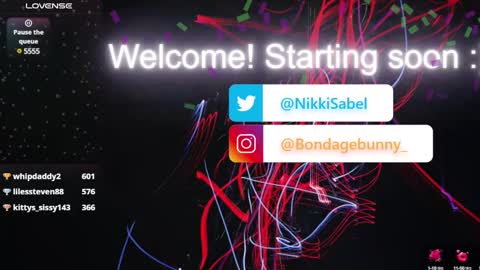 Snapshot of sufferbunny chatting on 18, 1, 2025 Nikki Sabel online show from 18, 1, 2025