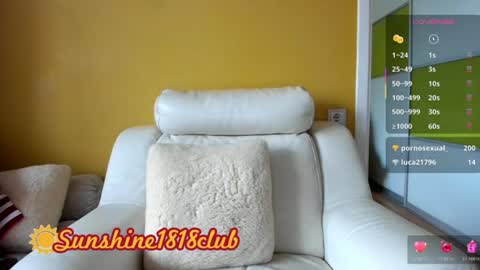 Snapshot of sunshine1818club chatting on 7, 7, 2026 Angela Sunshine1818club online show from 7, 7, 2026
