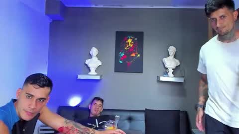 Snapshot of the_golden_boys chatting on 13, 12, 2025 SCOTT THEO KAMERON GENDERSON online show from 13, 12, 2025