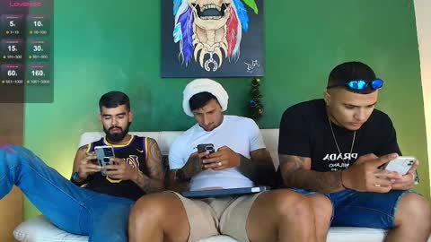 Snapshot of the_golden_boys chatting on 15, 12, 2025 SCOTT THEO KAMERON GENDERSON online show from 15, 12, 2025