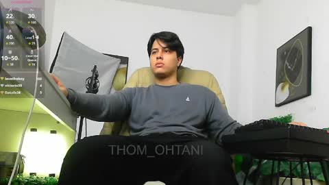 Snapshot of thom_ohtani chatting on 3, 6, 2026 thom_ohtani online show from 3, 6, 2026