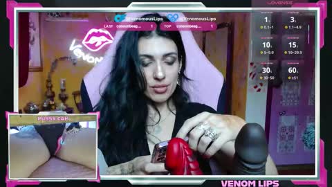 VenomLips online show from 12, 9, 2025