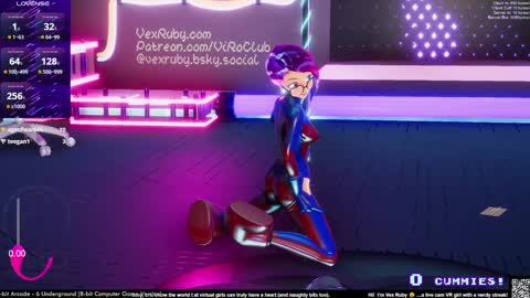 Snapshot of vexruby chatting on 18, 1, 2025 Vex Ruby online show from 18, 1, 2025