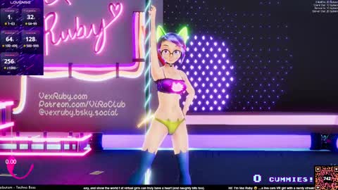 Snapshot of vexruby chatting on 23, 2, 2025 Vex Ruby online show from 23, 2, 2025