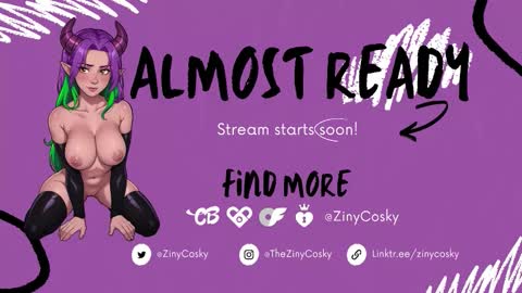 Ziny Cosky online show from 13, 10, 2025