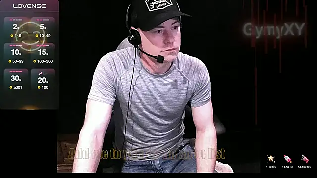 Snapshot of GymyXY chatting on 1, 2, 2025 GymyXY online show from 1, 2, 2025