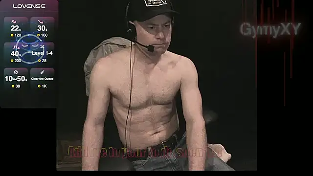 Snapshot of GymyXY chatting on 1, 2, 2025 GymyXY online show from 1, 2, 2025