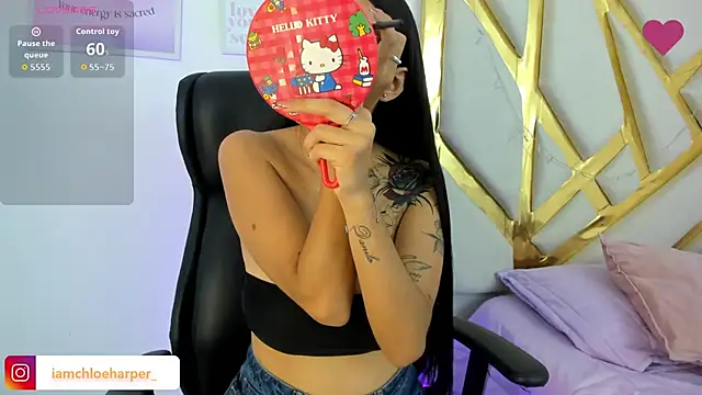 Snapshot of ChloeHarper_ chatting on 18, 10, 2025 ChloeHarper online show from 18, 10, 2025
