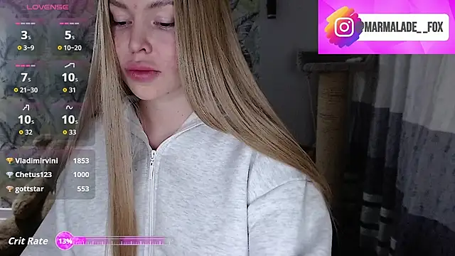 Marmalade Fox online show from 11, 3, 2026