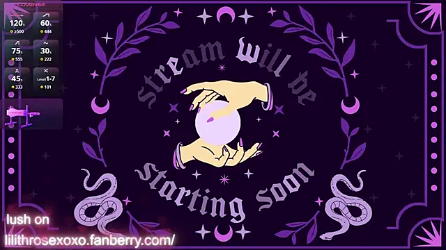 lilithrosexoxo online show from 19, 4, 2026