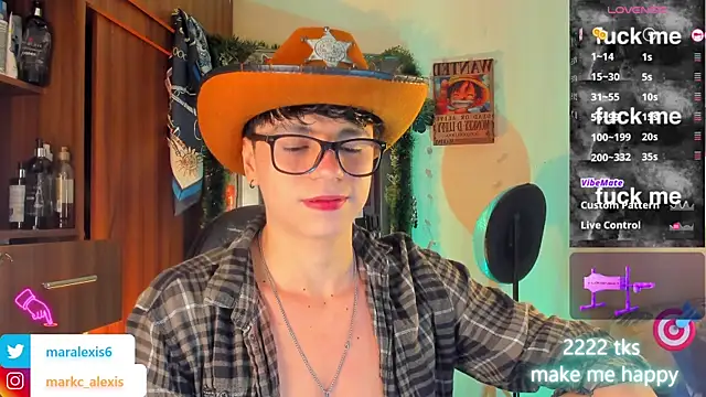 Snapshot of marckalexis chatting on 15, 7, 2026 marckalexis online show from 15, 7, 2026