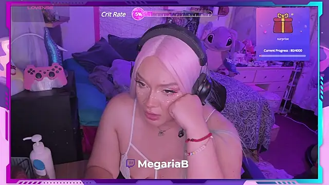 Snapshot of MegariaB chatting on 6, 12, 2024 MegariaB online show from 6, 12, 2024