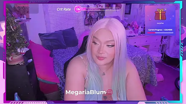 Snapshot of MegariaB chatting on 12, 12, 2024 MegariaB online show from 12, 12, 2024