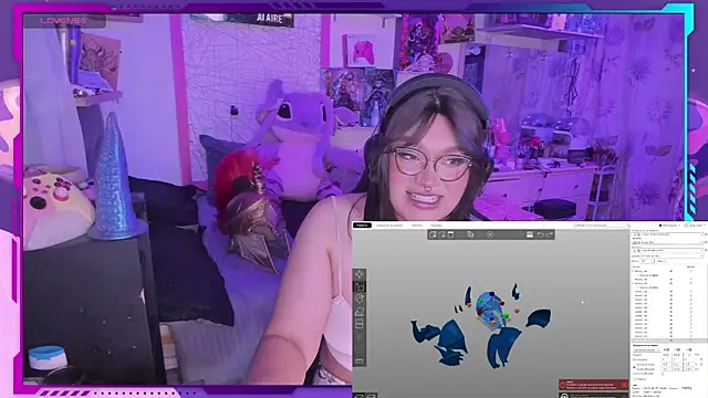 Snapshot of MegariaB chatting on 1, 2, 2025 MegariaB online show from 1, 2, 2025