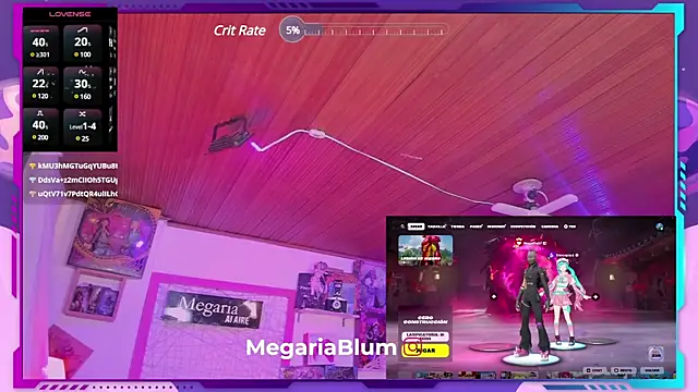 Snapshot of MegariaB chatting on 18, 2, 2025 MegariaB online show from 18, 2, 2025