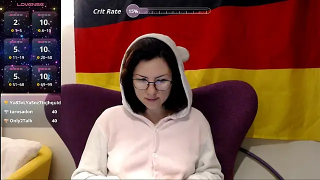 Snapshot of vaders_daughter chatting on 2, 10, 2025 vaders daughter online show from 2, 10, 2025
