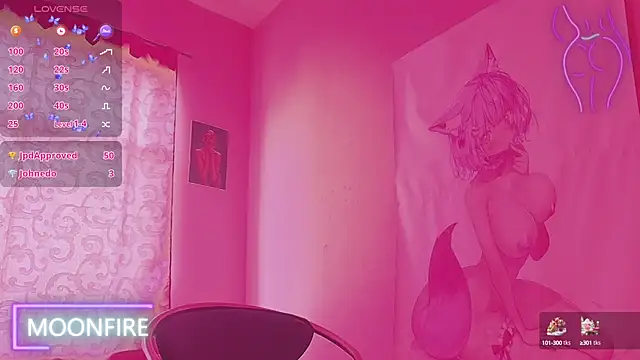 Snapshot of moonfiredancer chatting on 28, 2, 2025 moonfiredancer online show from 28, 2, 2025