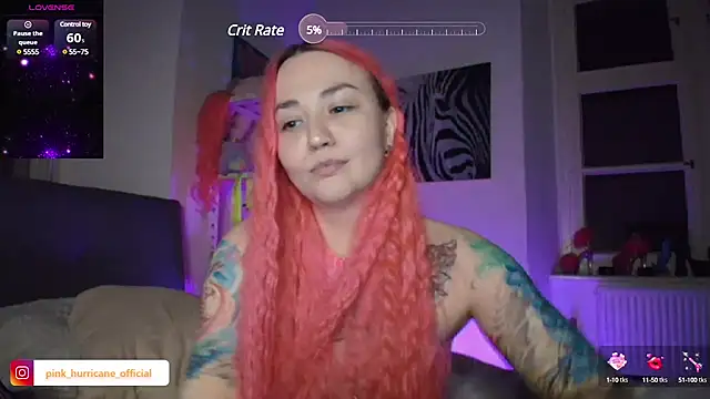 PinkHurricaneOfficial online show from 9, 2, 2025