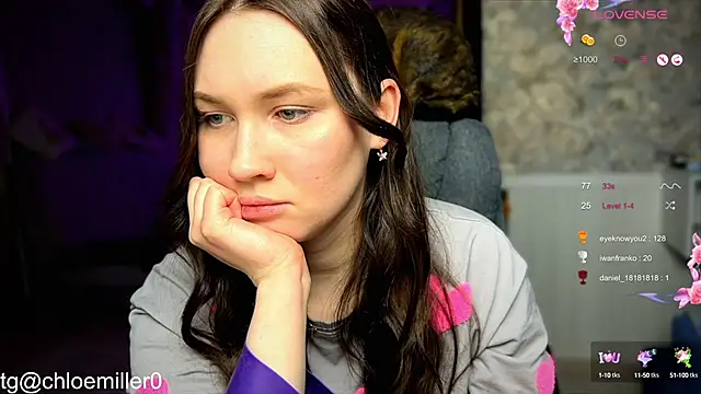 ChloeMillerMeow online show from 29, 1, 2025