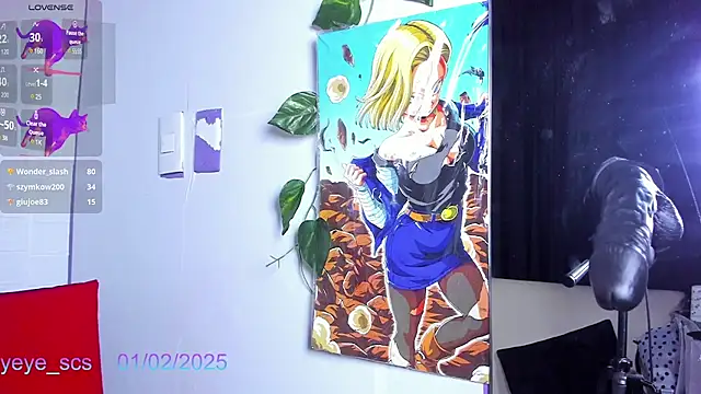 Snapshot of Yeye_scs chatting on 1, 2, 2025 Yeye scs online show from 1, 2, 2025