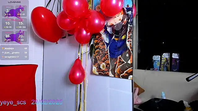 Snapshot of Yeye_scs chatting on 28, 2, 2025 Yeye scs online show from 28, 2, 2025