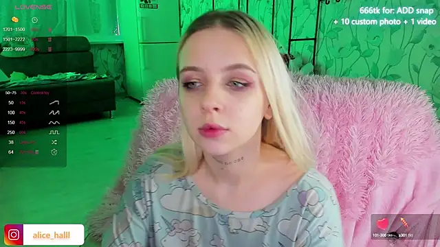 Alice Halle online show from 14, 12, 2024