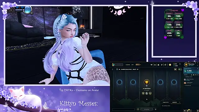 SassyKittyn online show from 18, 2, 2025