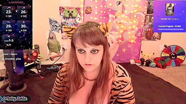 BabyZelda online show from 24, 11, 2025