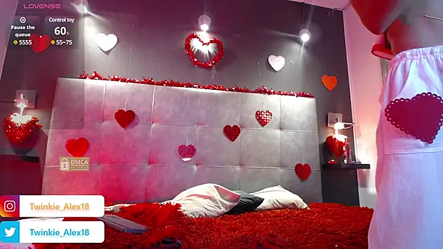 Twinkie-Alex18 online show from 14, 2, 2025