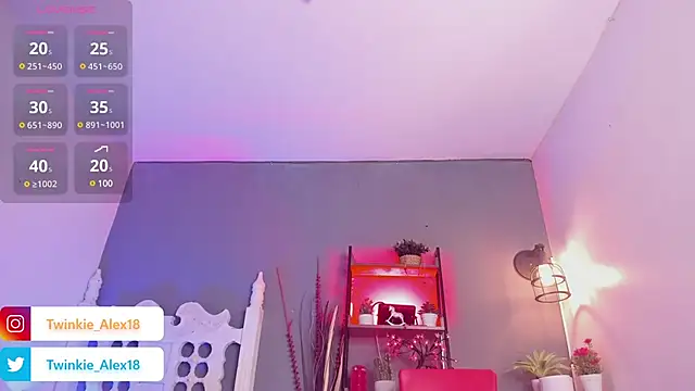 Twinkie-Alex18 online show from 24, 2, 2025