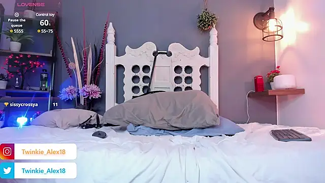 Twinkie-Alex18 online show from 1, 3, 2025