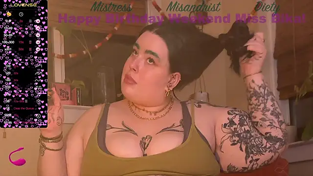 MissBika online show from 15, 1, 2025