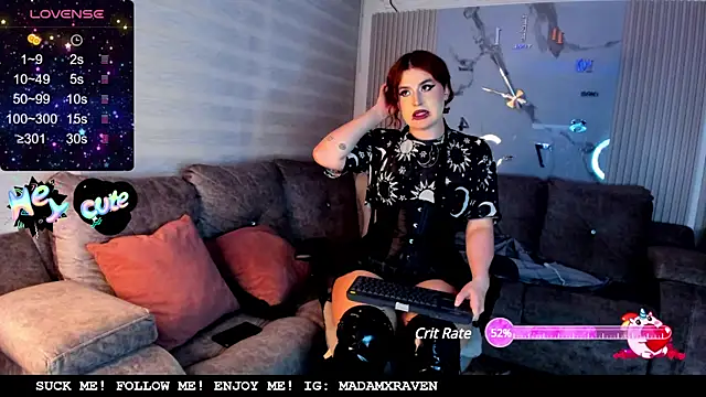 Snapshot of Madamxraven chatting on 13, 3, 2025 Madamxraven online show from 13, 3, 2025