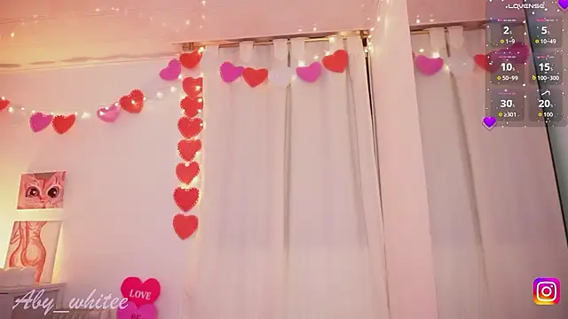 Snapshot of AbyWhitee chatting on 15, 3, 2026 AbyWhitee online show from 15, 3, 2026