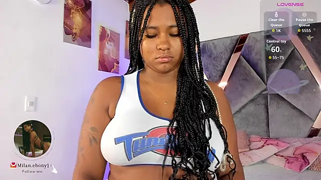 Snapshot of Milan_ebony chatting on 22, 5, 2026 Milan ebony online show from 22, 5, 2026